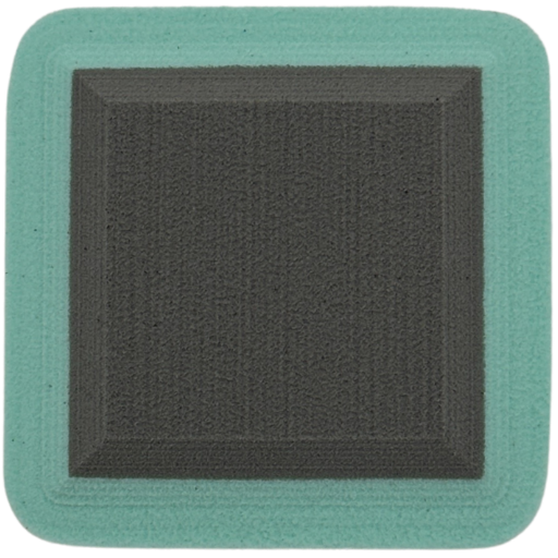 dark grey seafoam green