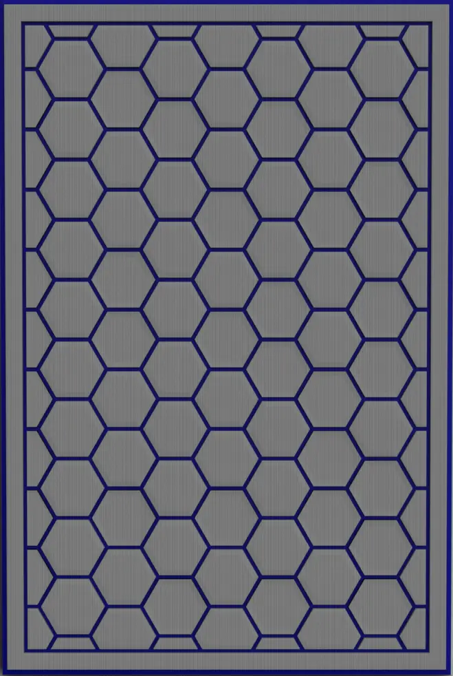 aquatraction pattern hexagon